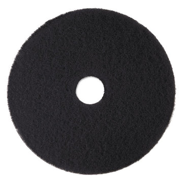 3M™ Low-speed High Productivity Floor Pads 7300, 15" Diameter, Black, 5-carton freeshipping - TVN Wholesale